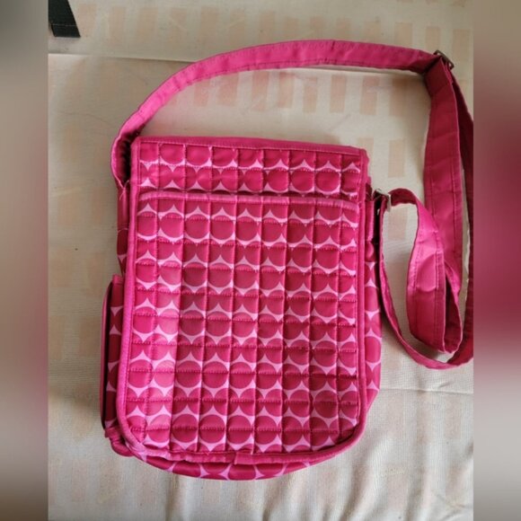 Lug Pink Polka Dot Crossbody Bag - Picture 3 of 11